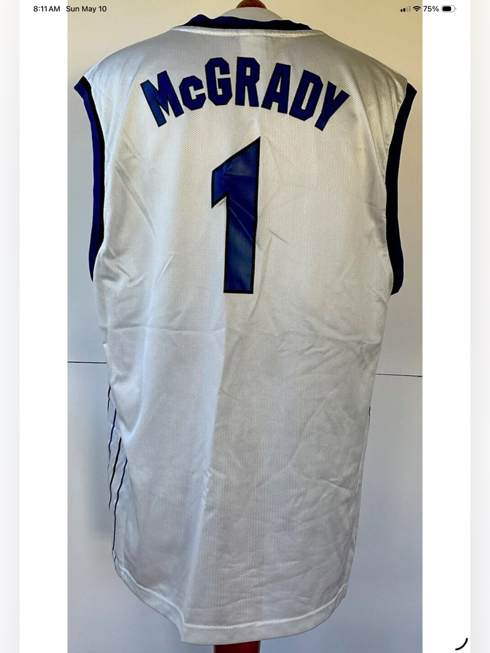 Vintage Reebok  Orlando Magic Tracy McGrady Jersey Size Large